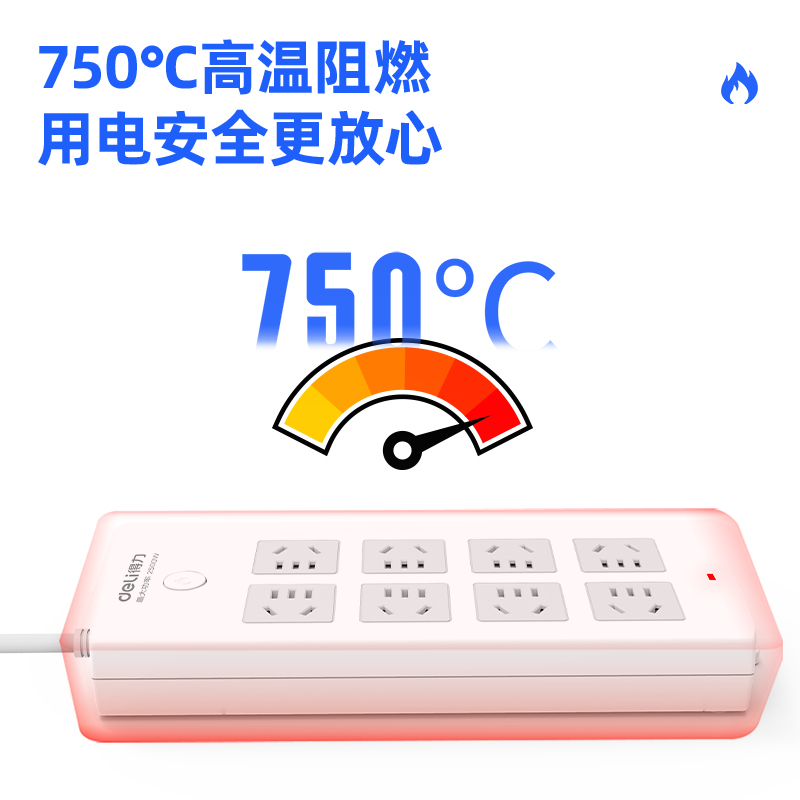 s36沙龙会18211插座_8组_3米_PVC袋装(白)(只)