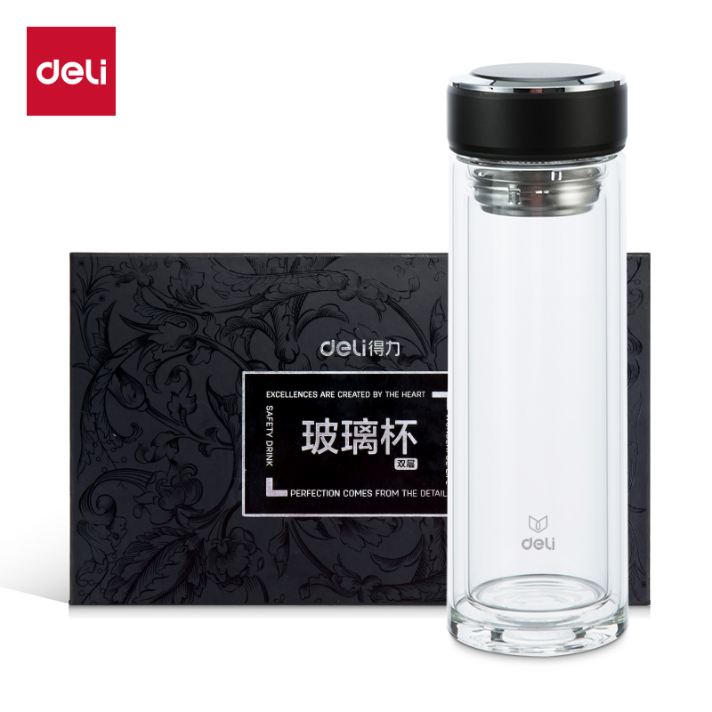 s36沙龙会8978玻璃杯(黑)320ml盖子锌合金氧化