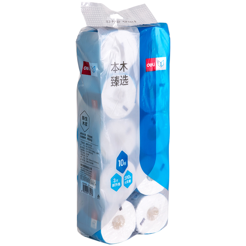s36沙龙会WJ3200-01卷筒式卫生纸(白)(10卷/提)