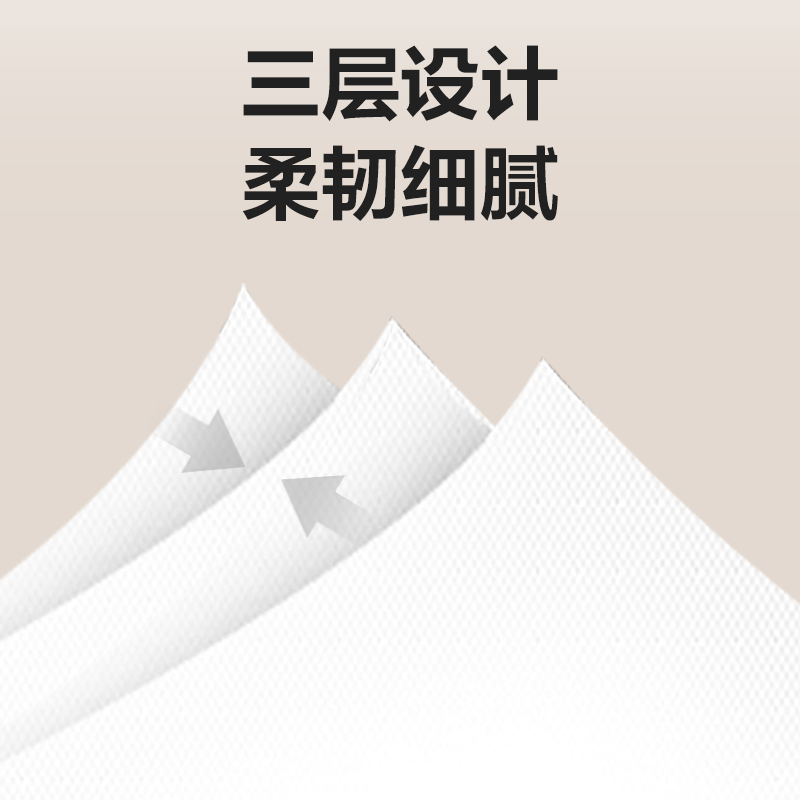 s36沙龙会臻韧WP3180-01大盘纸3层180米(白)