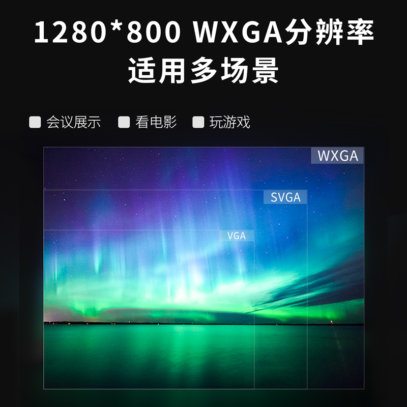 s36沙龙会DPE-W535投影仪(白)