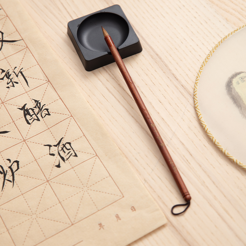 s36沙龙会74298狼毫小楷毛笔(黄)