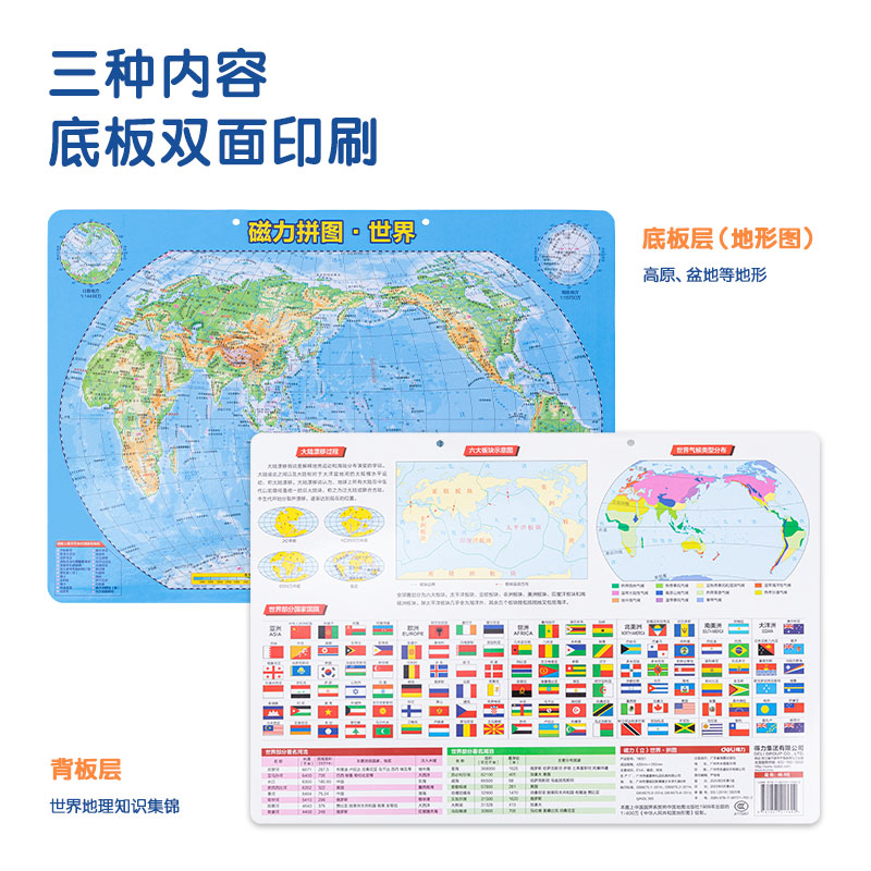 s36沙龙会18051磁力天下拼图(蓝色)