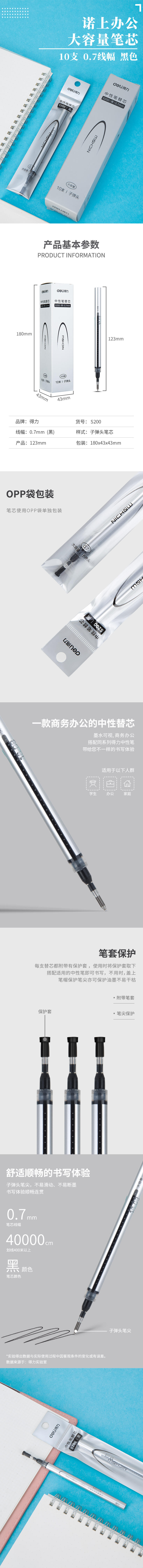 s36沙龙会S200替芯S755B(黑)