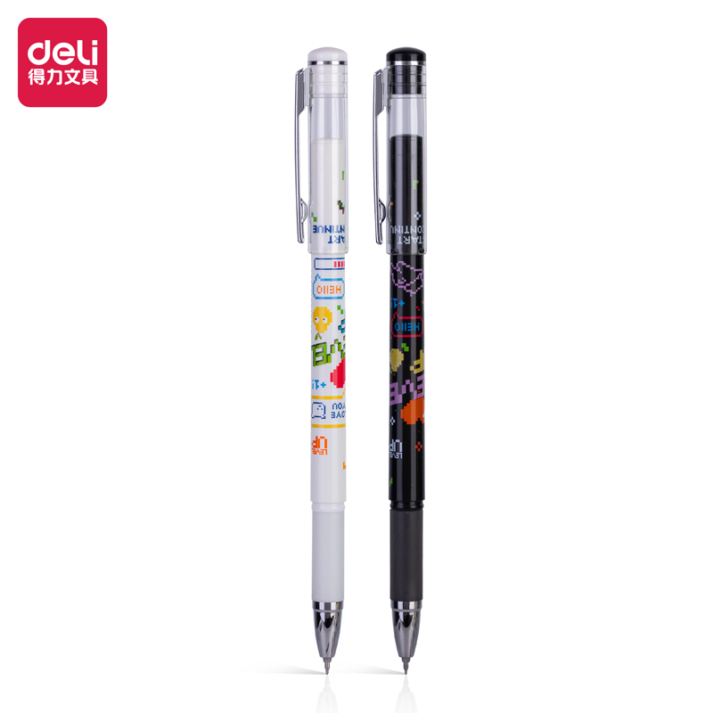 s36沙龙会A608学生中性笔0.5mm增强型针管(黑)(支)