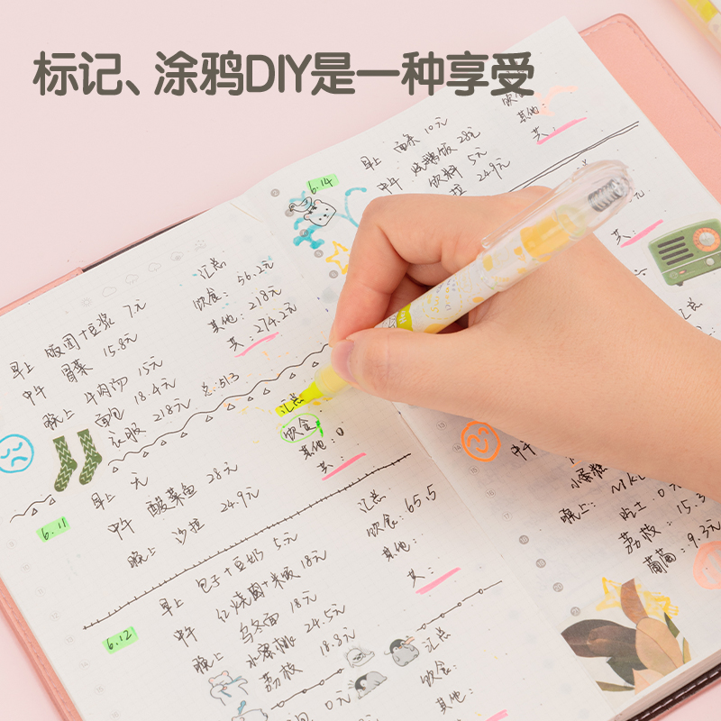 s36沙龙会S748直液式荧光笔(混)(盒)