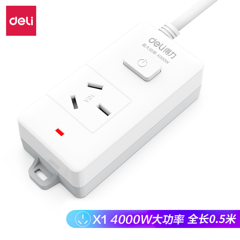 s36沙龙会18277(0.5)延伸线插座_1组_0.5米_PVC袋装(白)(只)