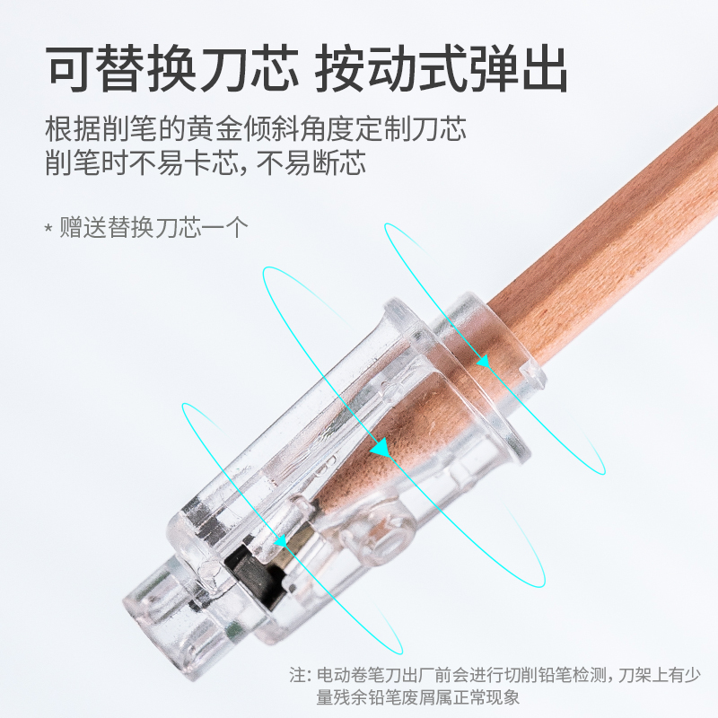 s36沙龙会68659Z电动卷笔刀(白色)(只)