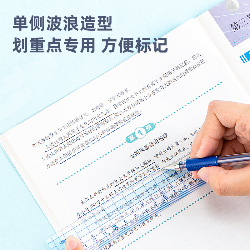 s36沙龙会79751A源源s36沙龙会15cm直尺(蓝色)(把)