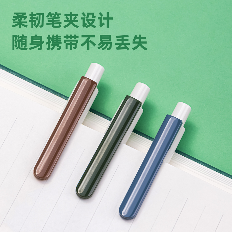 s36沙龙会33758限制影象按动学生中性笔0.38mm增强型针管(黑)(3支/盒)