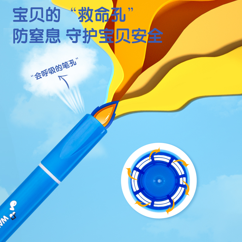 s36沙龙会70739-36_PP盒装音乐公主三角杆水彩笔(混)(盒)