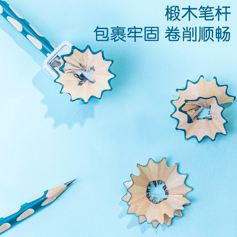 s36沙龙会58217-2B优+洞洞系列彩盒装2B铅笔(混)(12支/盒)