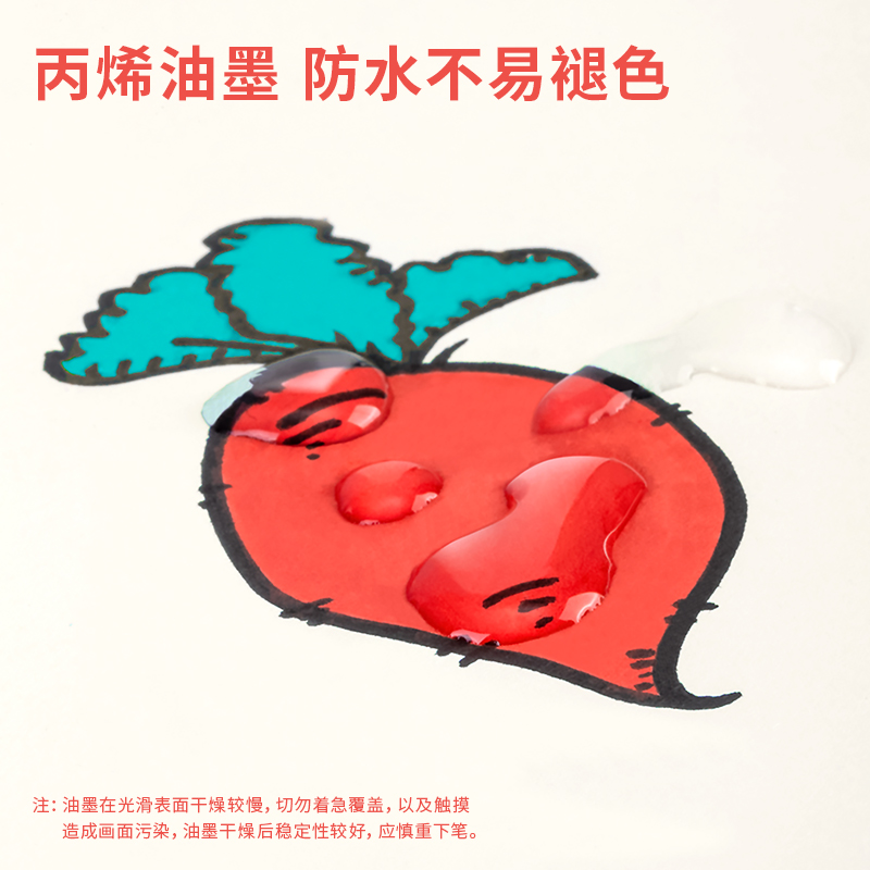 s36沙龙会S584丙烯马克笔增补装(浅蓝色B06)(盒)