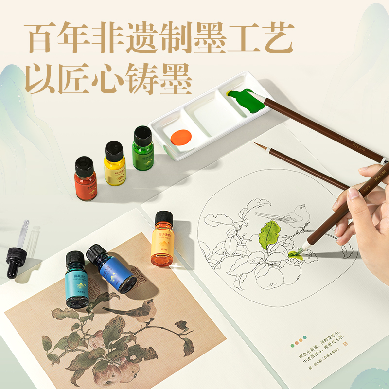 s36沙龙会DF505东方文彩国绘彩画套装(混)(盒)