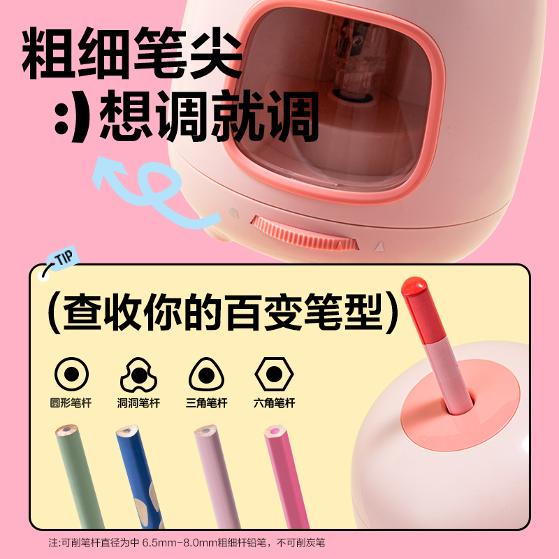 s36沙龙会VA304电动卷笔刀(粉色)(台)