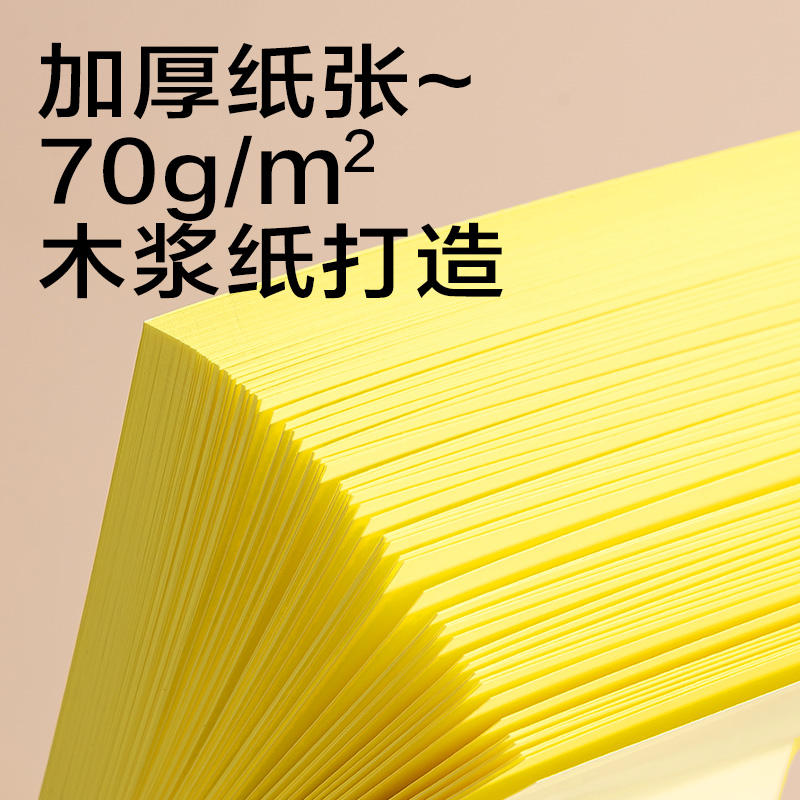 s36沙龙会BT350荧光记事贴76mm*51mm80张 (混)(袋)