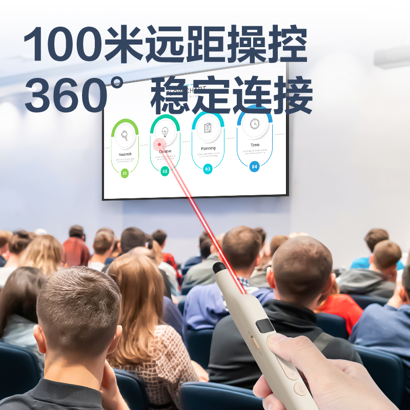 s36沙龙会MA116激光翻页笔_激光翻页笔(浅粉)(支)