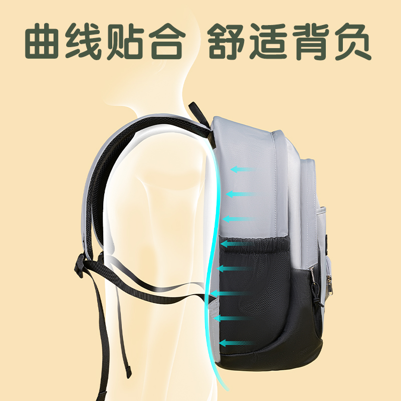 s36沙龙会BB208元气系列学生书包(绿)(个)