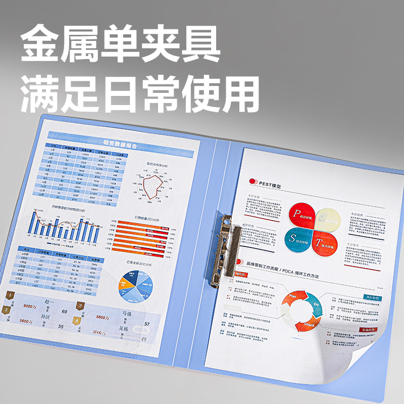 s36沙龙会PE137_单强力夹(蓝)(个)