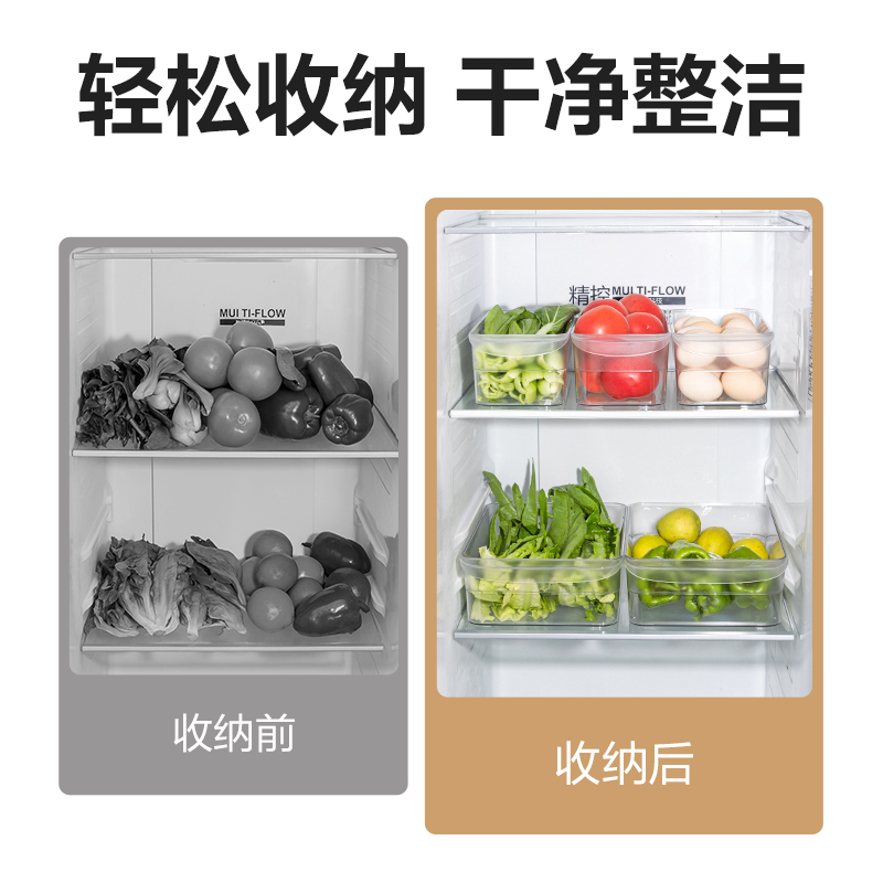 s36沙龙会XDM128冰箱储物盒（小号）(透明)(盒)