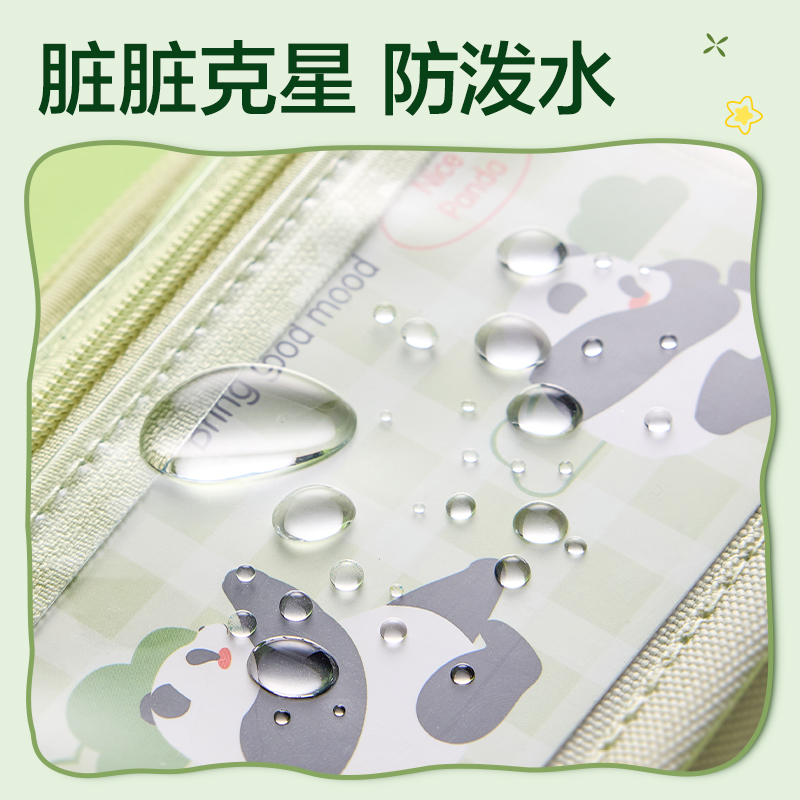 s36沙龙会BC435熊猫痛包笔袋(绿)(个)