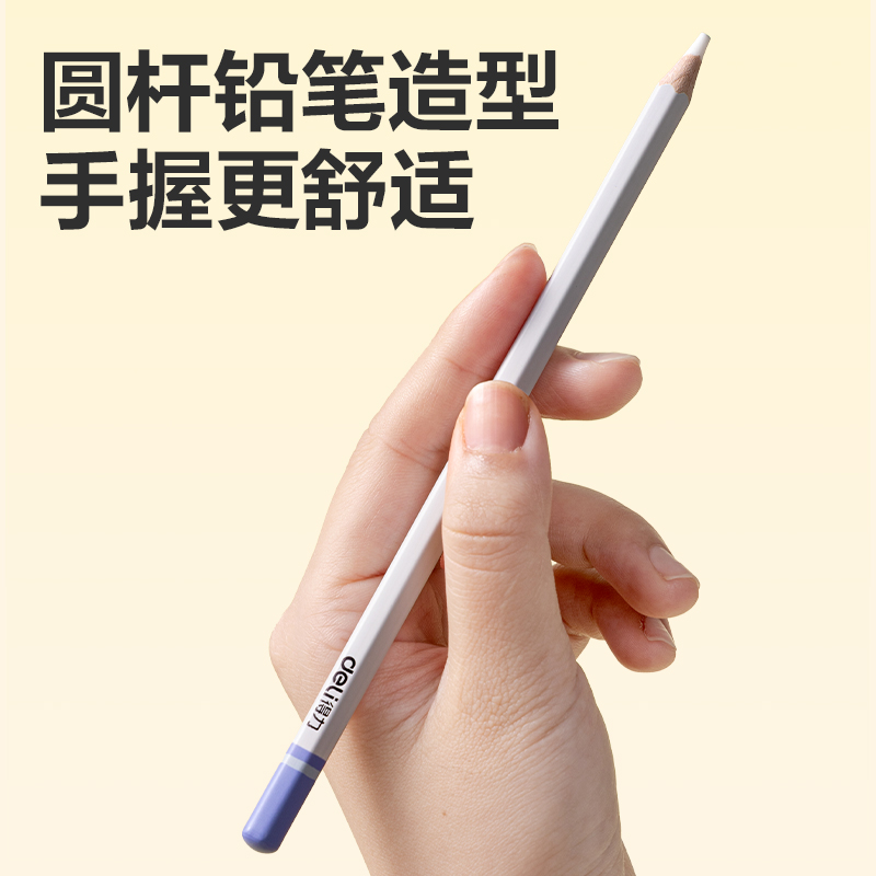 s36沙龙会VP520六支彩盒装细杆铅笔橡皮擦(混)(盒)