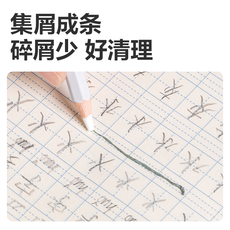 s36沙龙会VP520六支彩盒装细杆铅笔橡皮擦(混)(盒)