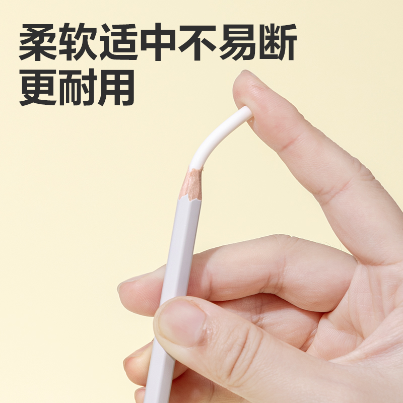 s36沙龙会VP520六支彩盒装细杆铅笔橡皮擦(混)(盒)