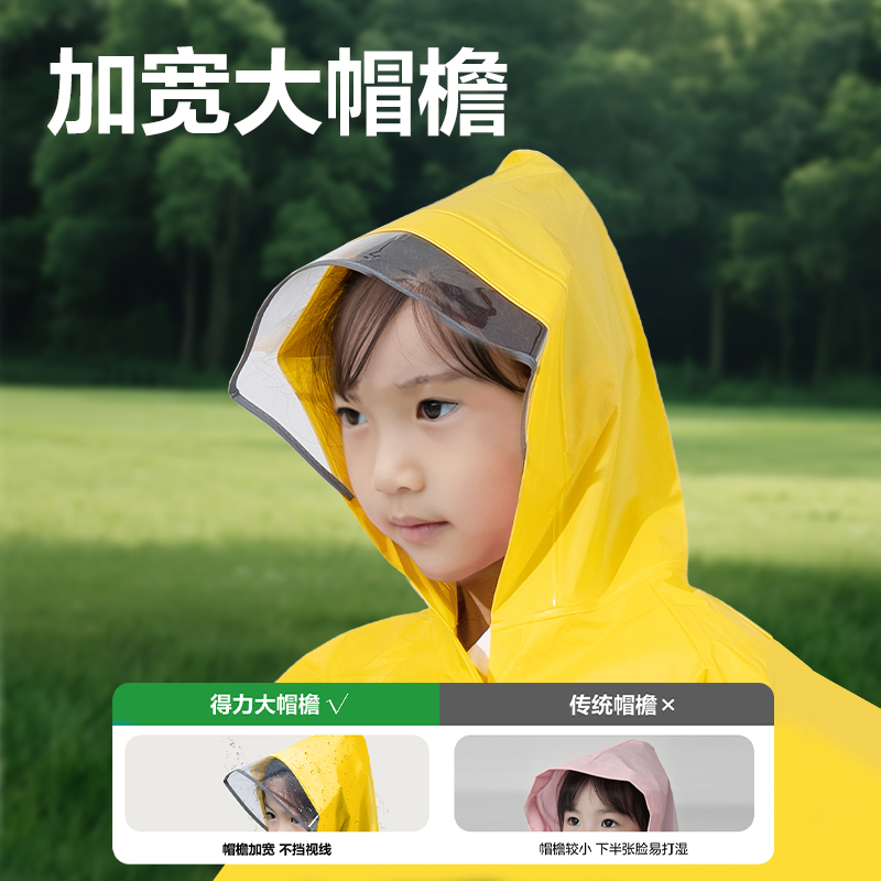 s36沙龙会LY103儿童雨衣(M码黄色)(袋)